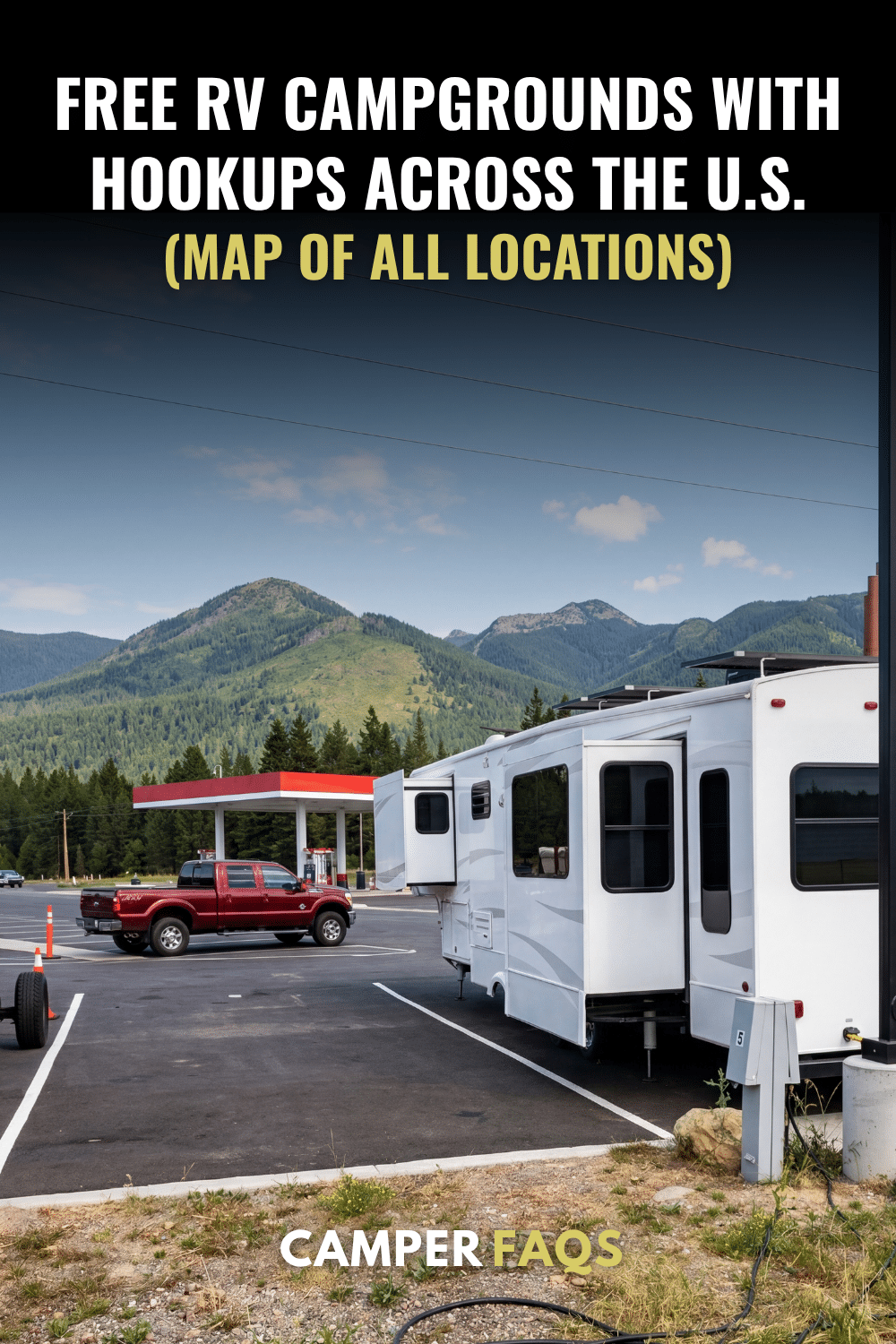 Jingle Pot Rv Map Free RV Campgrounds with Hookups Across the U.S. (Map of Locations)