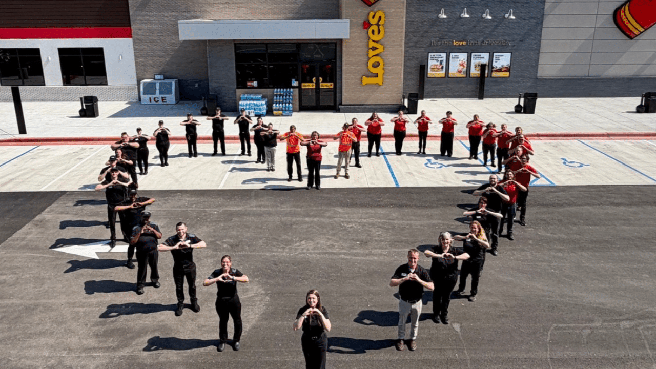 New Love's location in Quinton, Alabama