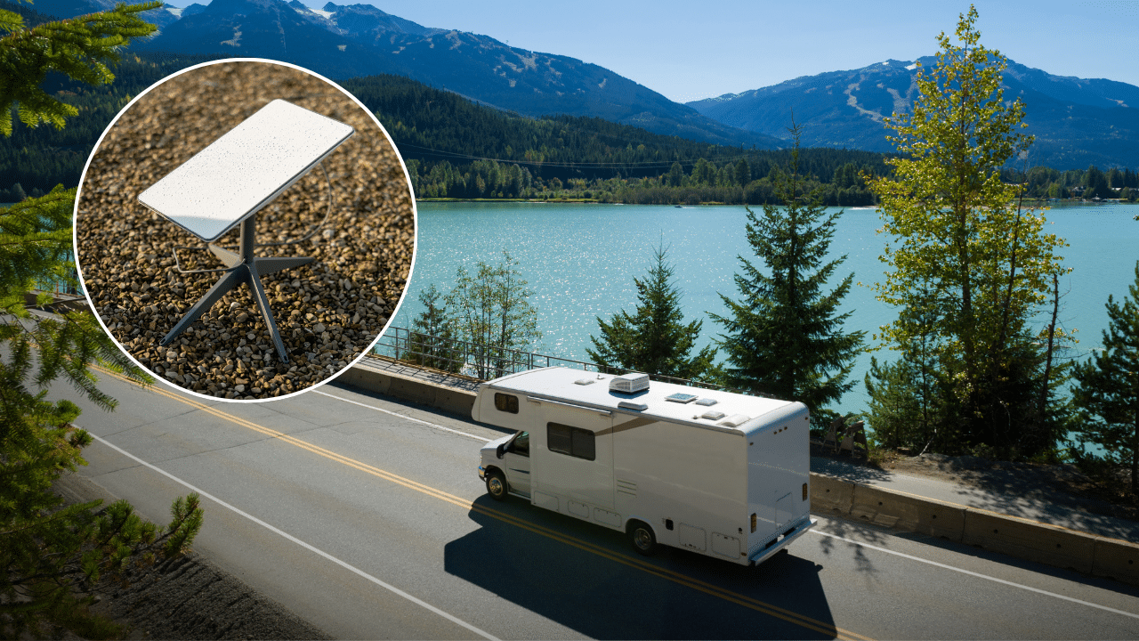 An RV driving in Canada Canva Licensed 1