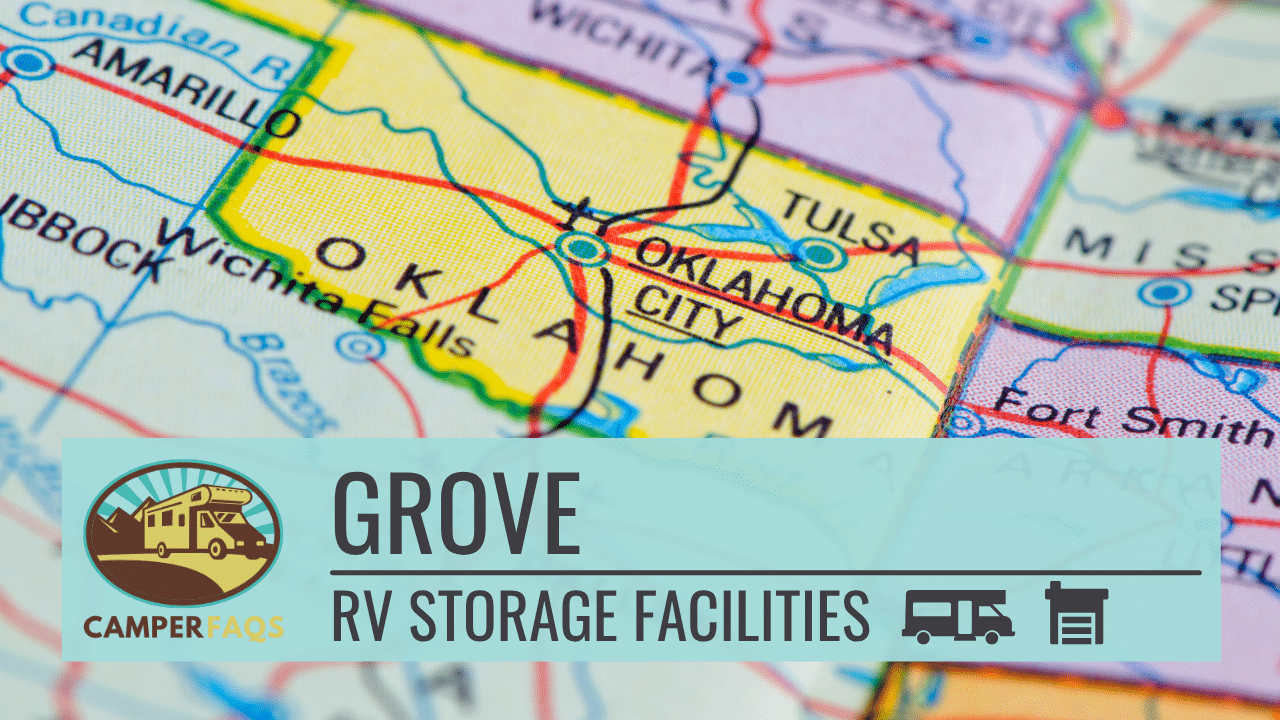 RV storage in Grove, Oklahoma