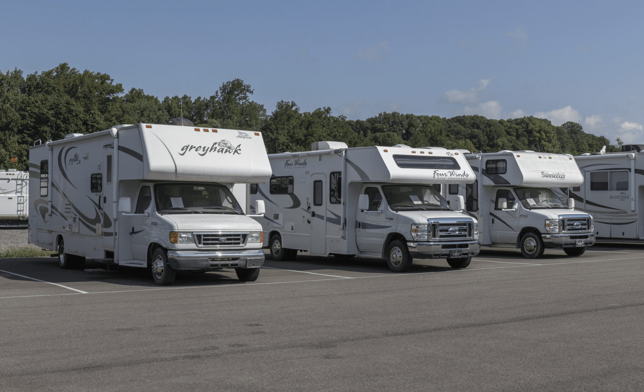 An RV dealership