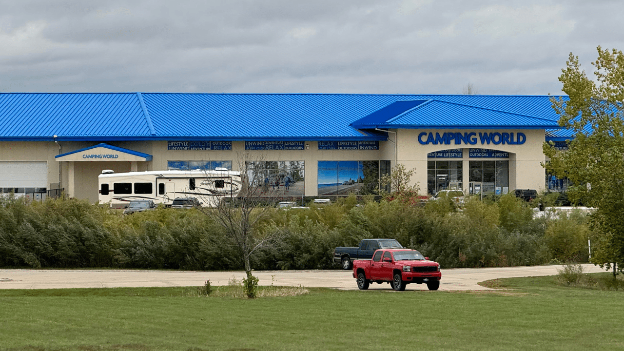 A Camping World location in Cedar Falls, Iowa