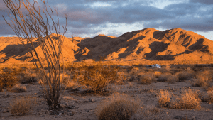 Dispersed camping BLM Wikimedia Public Domain