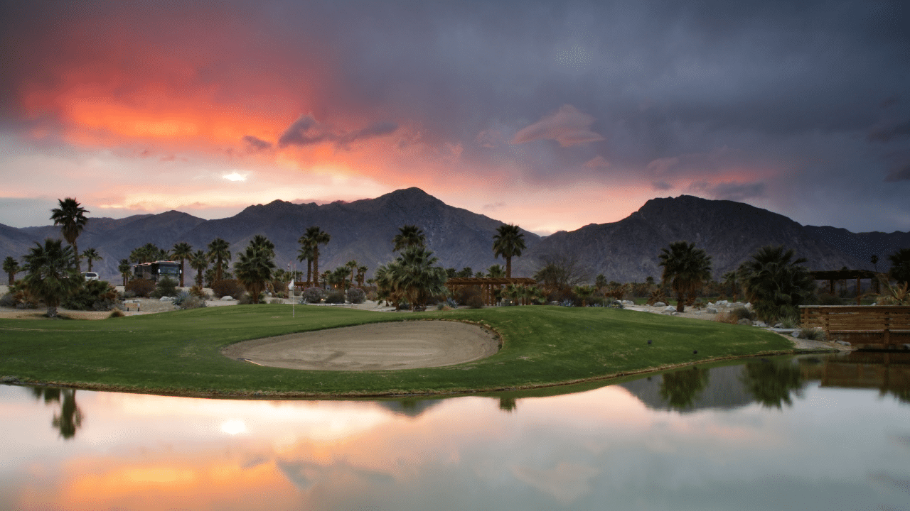 The Springs at Borrego offers a 9 hole course and full hookup RV sites near Anza Borrego Desert State Park