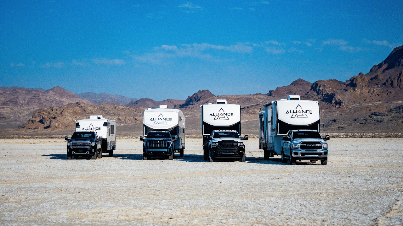 Alliance RV at the Salt Flats