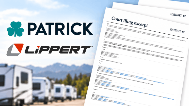 Internal Emails Raise New Questions About the Massive Patrick-Lippert RV Parts Merger