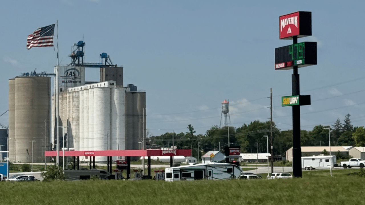 A Maverik gas station fuel pump