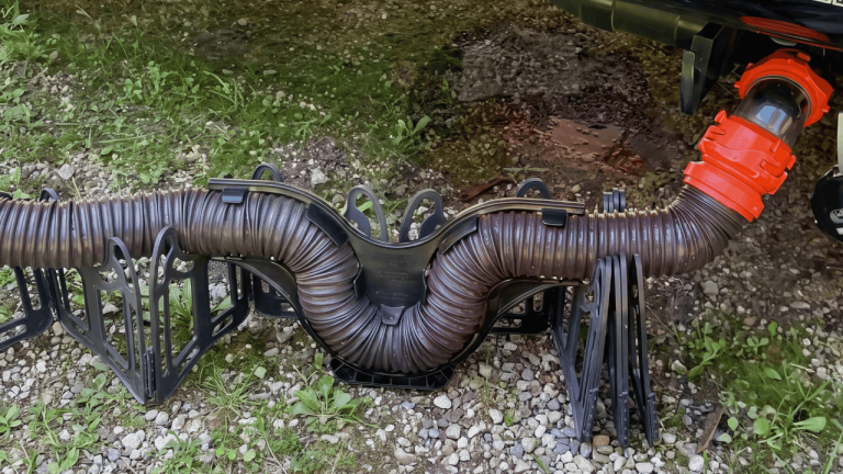 Why Some RVers Put a Bend in Their Sewer Hose. Does It Actually Help?