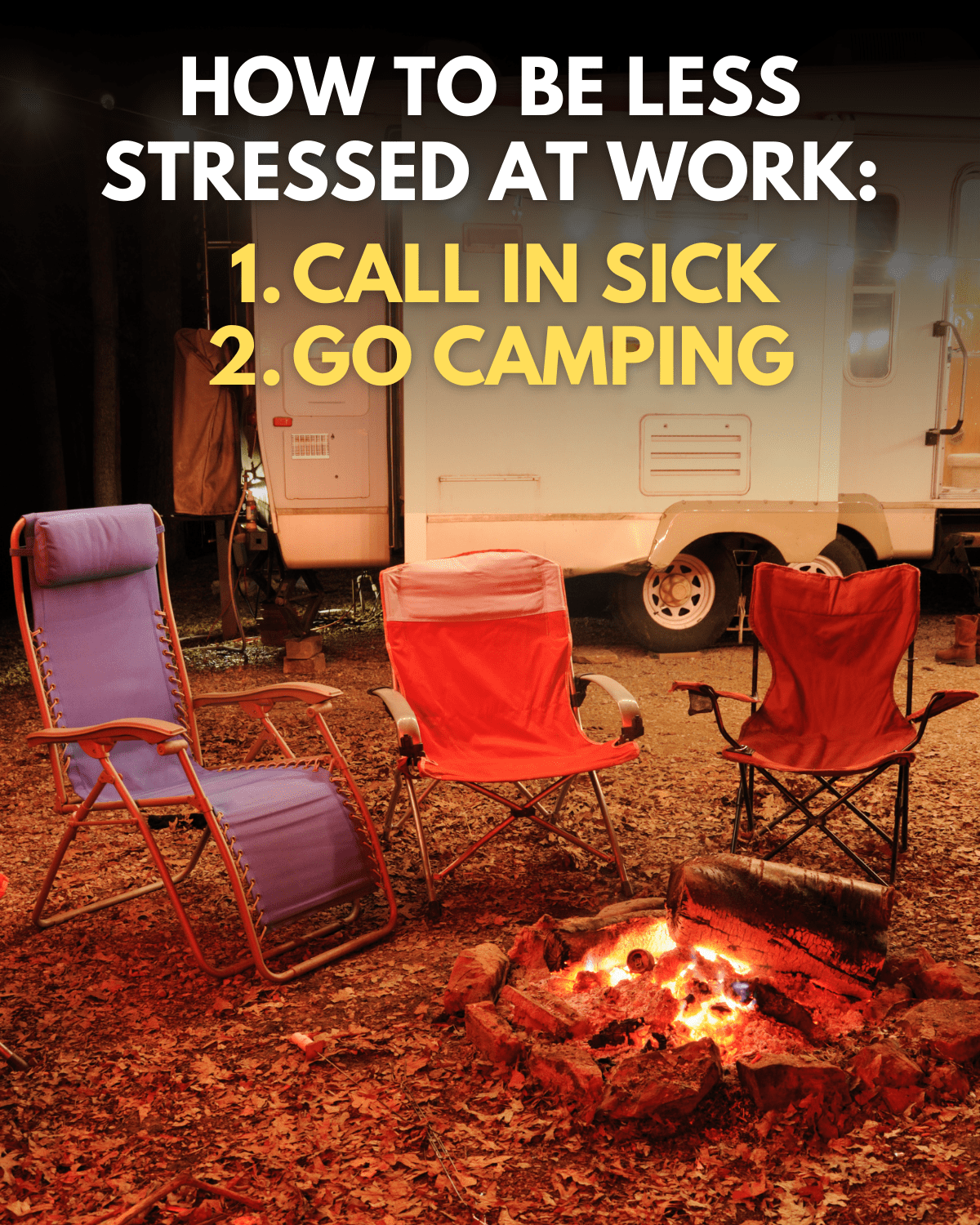 how to be less stressed at work community