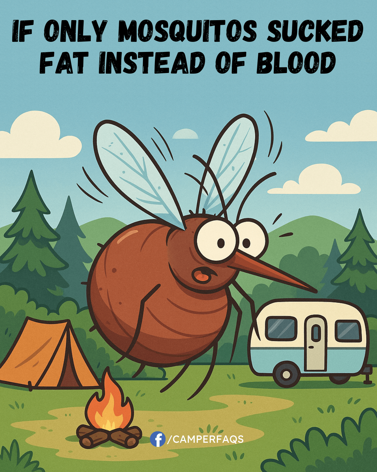 Community If only mosquitos sucked fat instead of blood